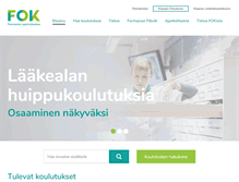 Tablet Screenshot of fok.fi